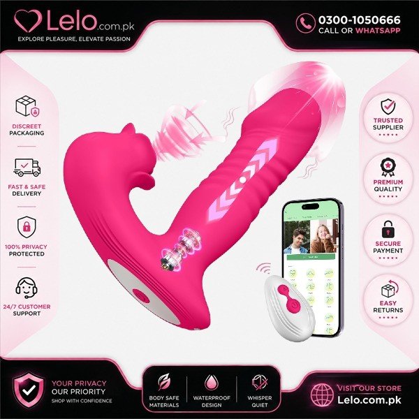 Clit Licker Plus G Spot Vibrator With Remote In Pakistan