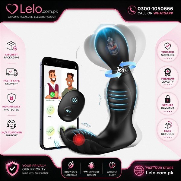 Rotating Anal Vibrator Prostate Massager In Pakistan