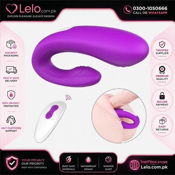 U Shape Vibrator With Remote In Pakistan