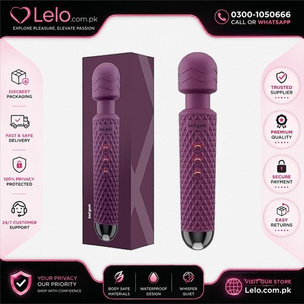 Bed Geek Handheld Cordless Personal Wand Massager In Pakistan