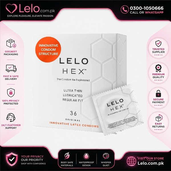 Lelo HEX Original Condoms In Pakistan
