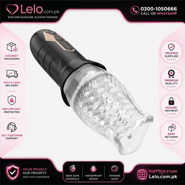 Male Rose Cyclone Blowjob Simulator Automatic Male Masturbator Stroker
