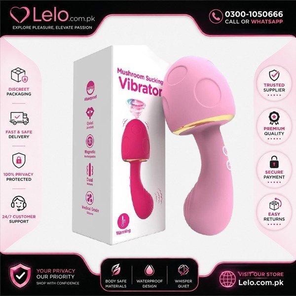Mushroom Clitoral Sucking Vibrator In Pakistan