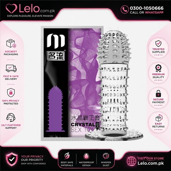 Reusable Silicone Spike Condom In Pakistan