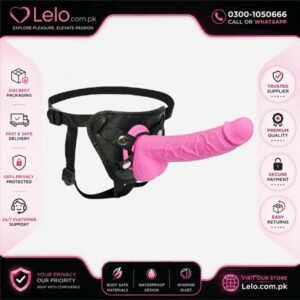 Silicone Pink Strap On Dildo In Pakistan