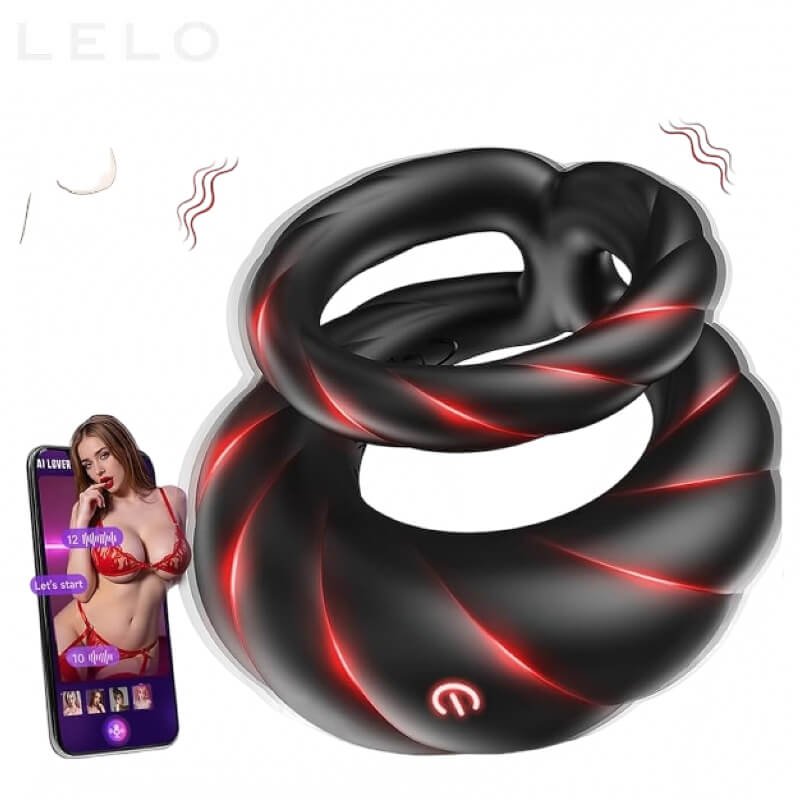 10 Mode Vibrating Cock Ring Design for Men (1)
