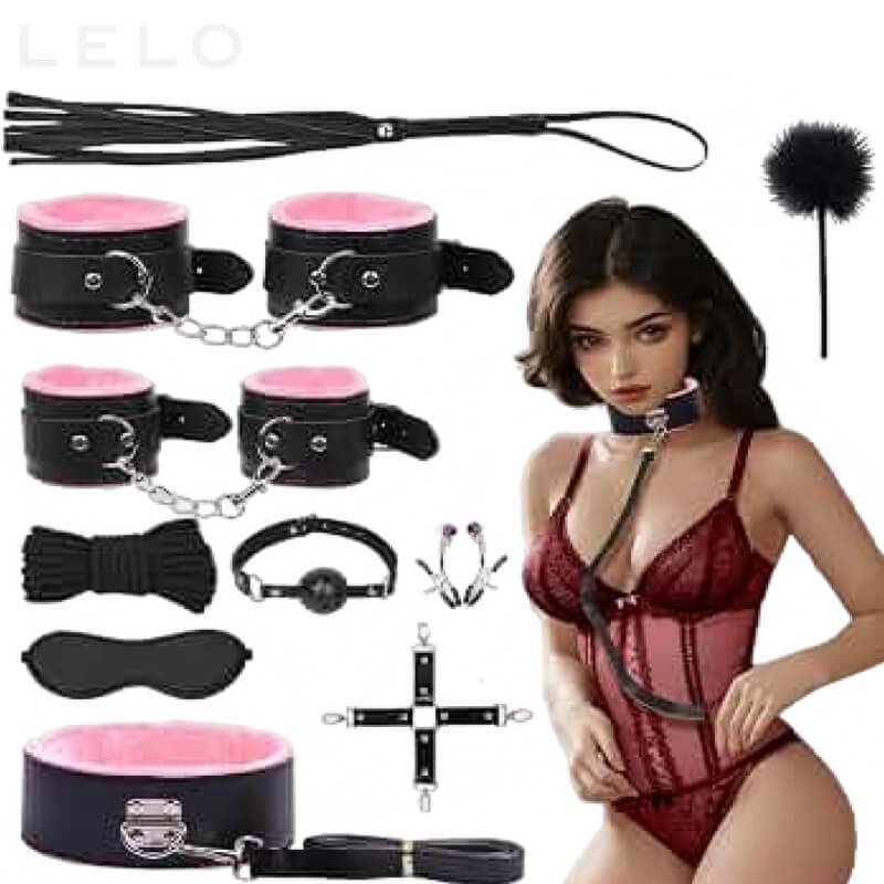 10 Piece BDSM Bondage Restraint Kit Set (1)