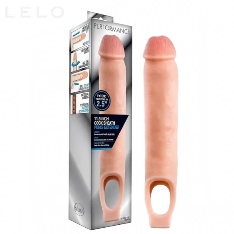 11 Inch Penis Sleeve Extender with Realistic Girth (1)