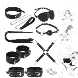 11 PCS Sex Bondage BDSM Kit with Adjustable Handcuffs (1)