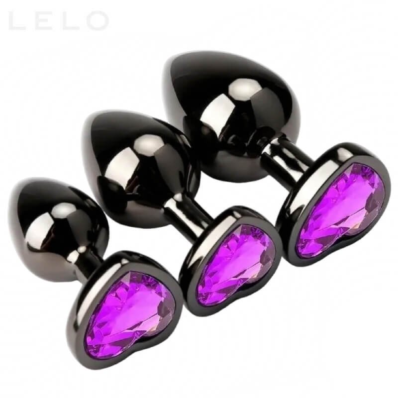 3 PCS Metal Anal Plug Training Set for Beginners (1)