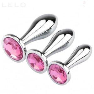 3 Pcs Metal Anal Plug Training Kit for Women (1)