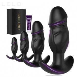 4 PCS Silicone Anal Plug Training Set for Beginners (1)