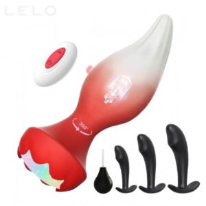 4 Piece Vibrating Anal Plug Set with Remote (1)