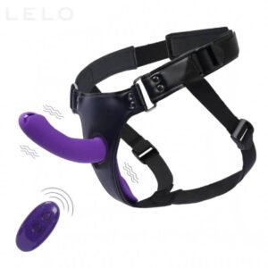 5 Inch Vibrating Strap On Dildo with Remote Control (1)