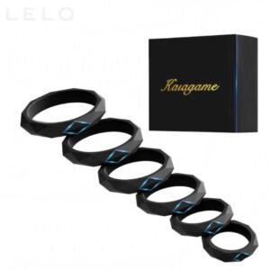 6 Sizes Stretchy Silicone Cock Ring Set for Men (1)