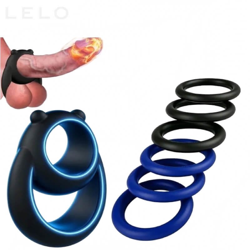 7 Sizes Stretchy Silicone Cock Ring for Men (1)