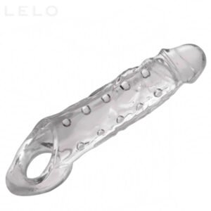 9 Inch Clear Penis Extender Sleeve for Couples (1)