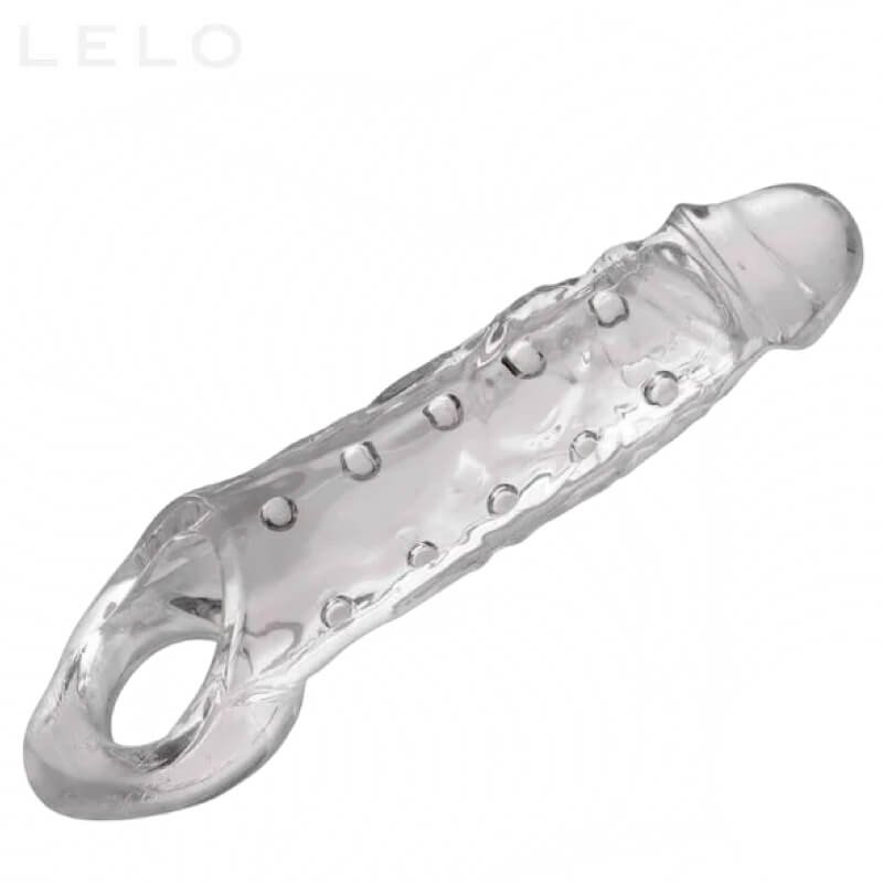 9 Inch Clear Penis Extender Sleeve for Couples (1)