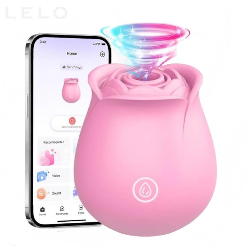 APP Control Rose Sex Toy Vibrator for Women (1)