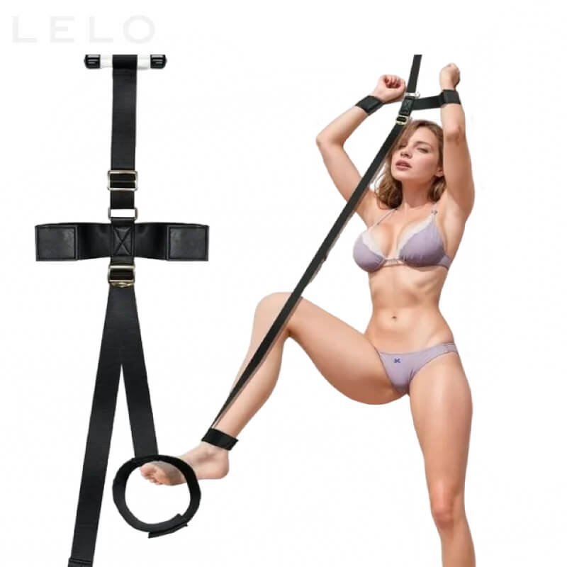 Adjustable Door Mount Sex Sling with Wrist Straps (1)