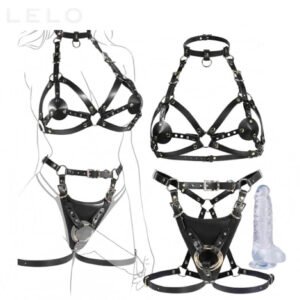 Adjustable Strap On Dildo Harness Set for Couples (1)