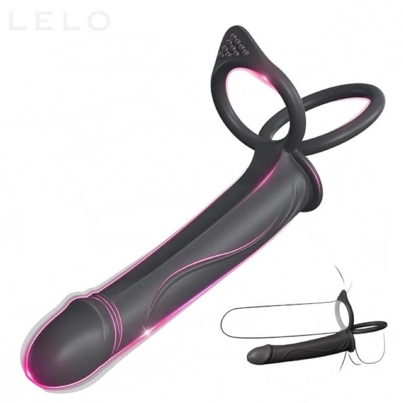 Adult Double Vibrating Anal Dildo for Couples (1)