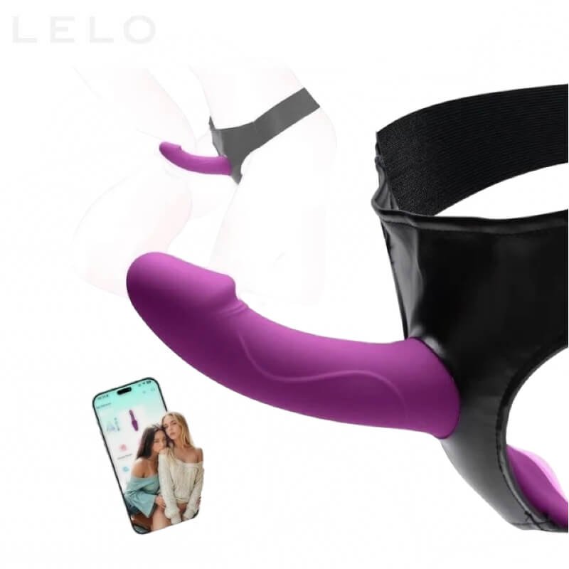 Adult Lesbian Strap On Dildo Harness Sex Toy (1)