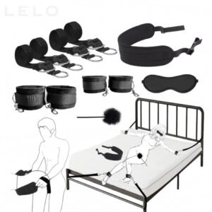 Buy BDSM Bed Restraint Kit with Handcuffs (1)