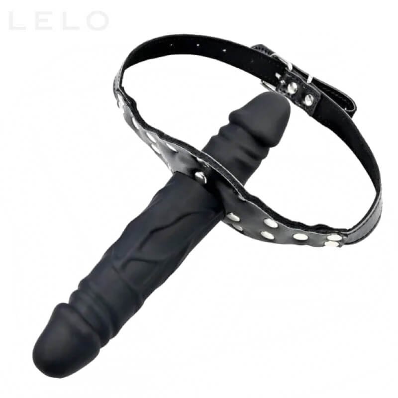 Double Dildo Mouth Gag BDSM Toy for Couples (1)
