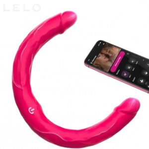 Double Sided Vibrating Silicone Dildo Sex Toy (1)