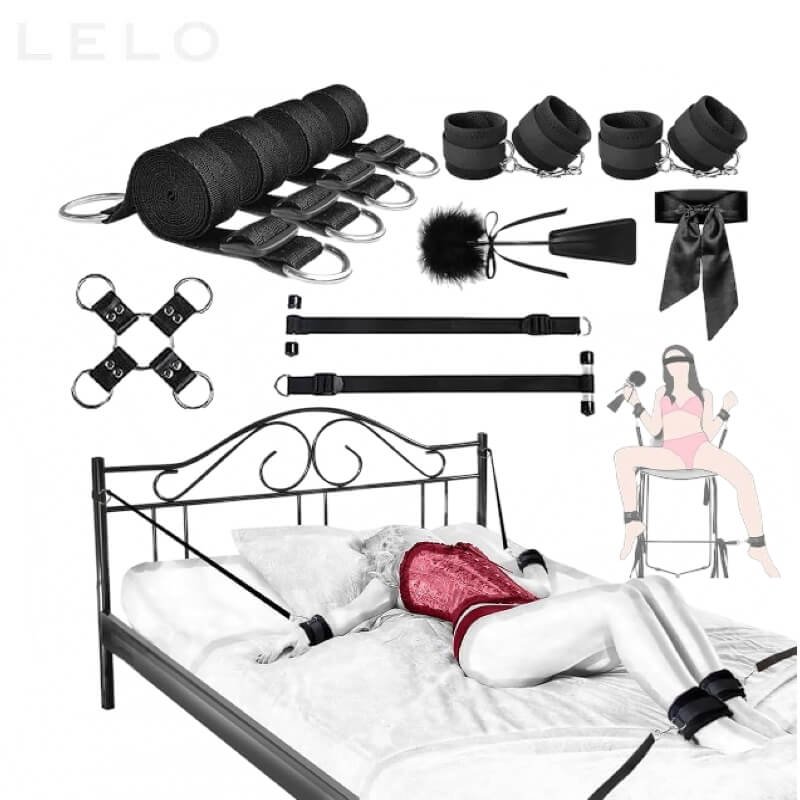 Easy Install BDSM Bed Restraint Kit Set for Couples (1)