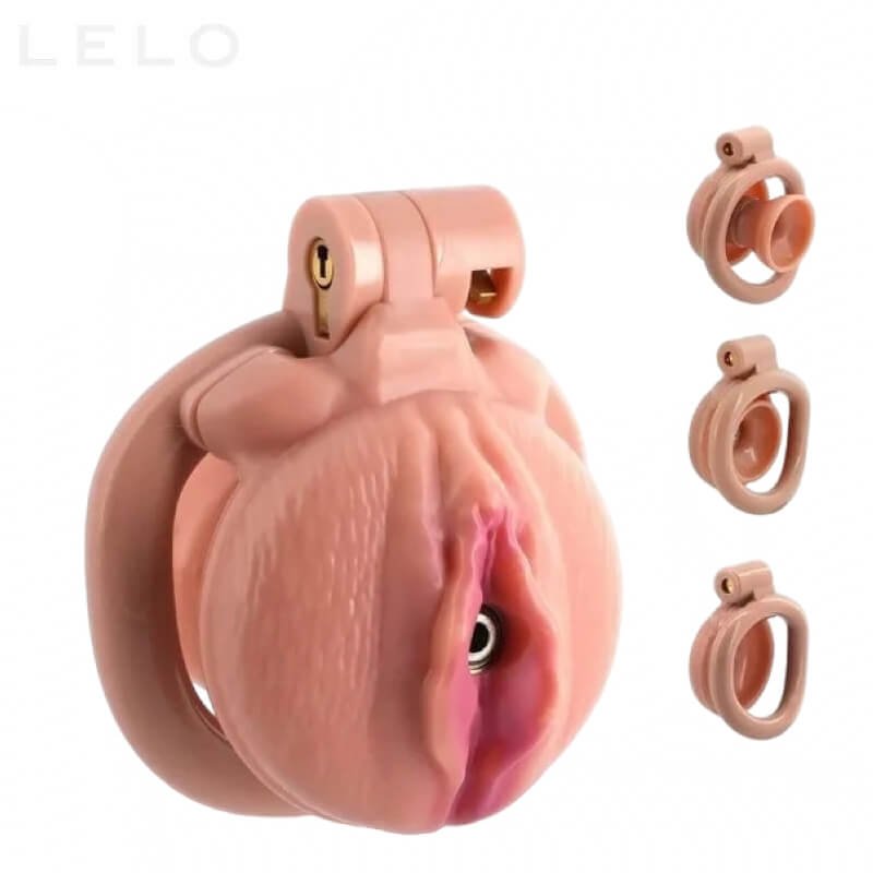 Inverted Male Chastity Cage with Adjustable Rings (1)