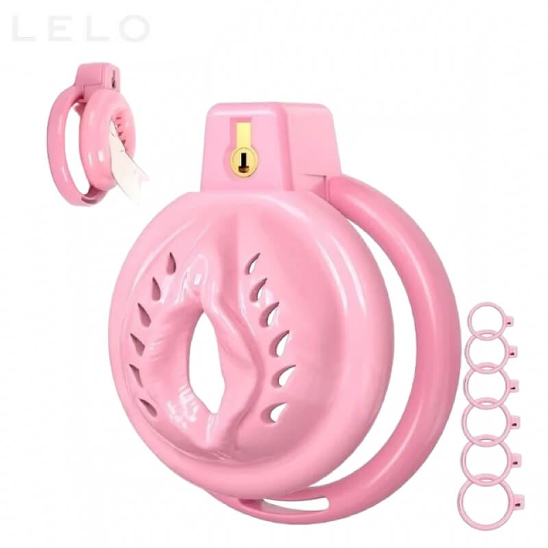 Inverted Male Chastity Cage with Silicone Design (1)