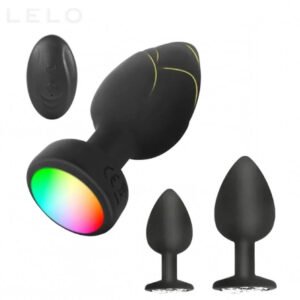 LED Color Anal Plug Vibrator Sex Toy (1)