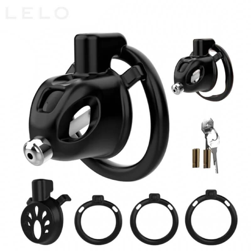Lightweight Male Chastity Cage with 3 Adjustable Rings (1)