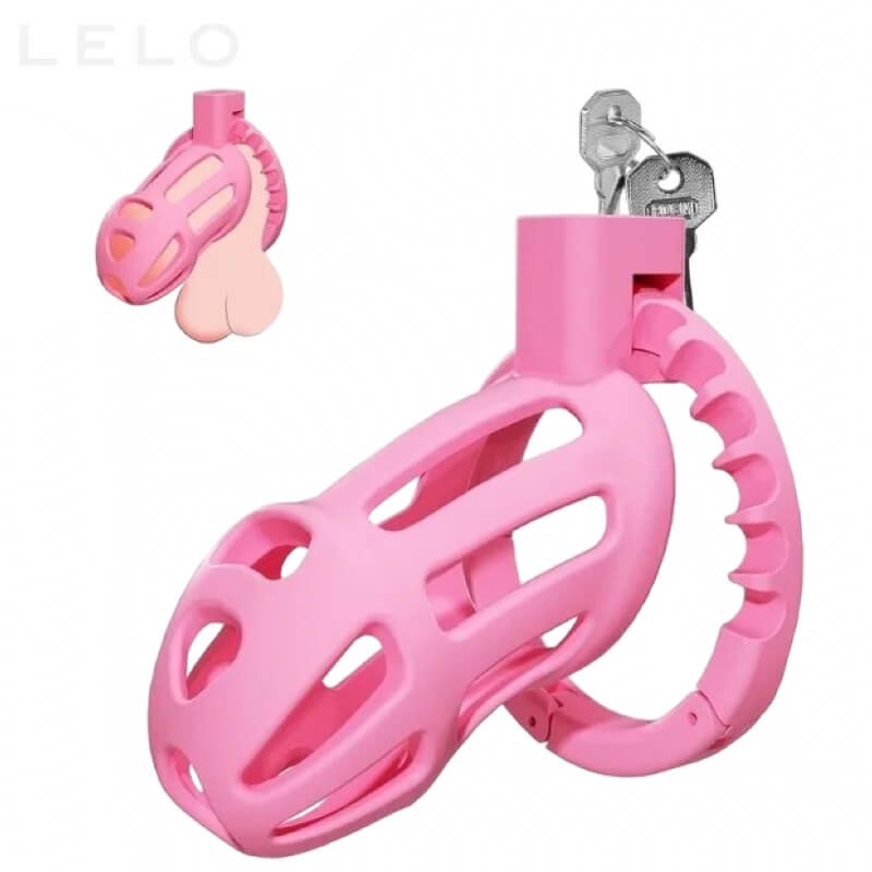 Male Chastity Cage Sex Toys with 8 Size Cock Ring (1)