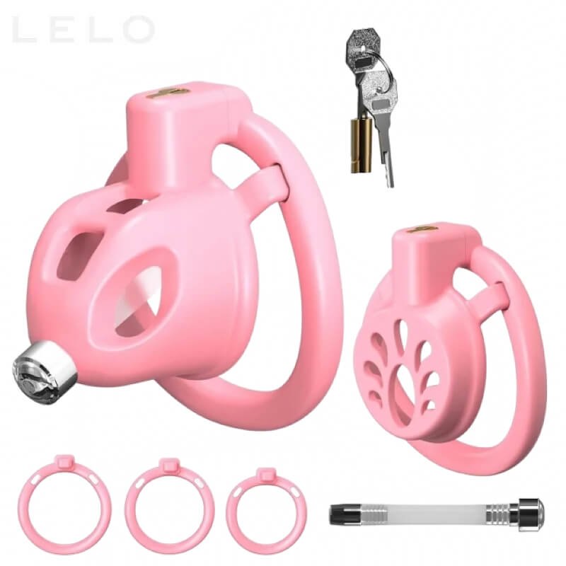 Male Chastity Cock Cage Sex Toy for Men with 3 Size Rings (1)