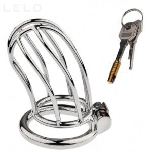 Metal Chastity Cage for Men with 3 Ring Sizes (1)