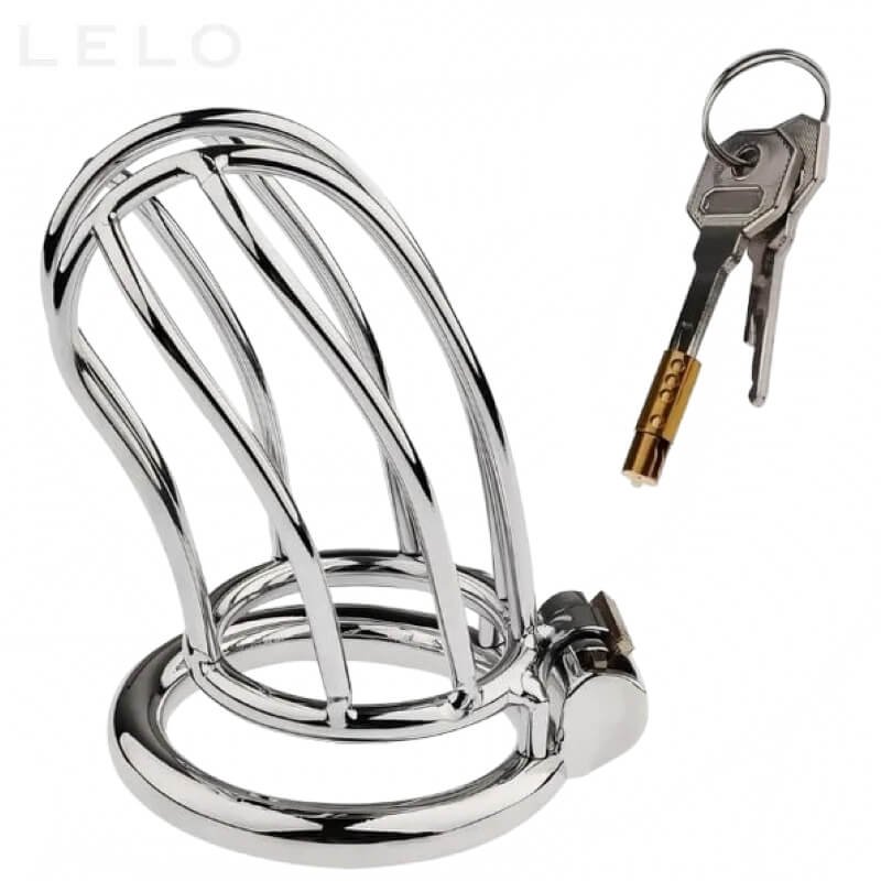 Metal Chastity Cage for Men with 3 Ring Sizes (1)