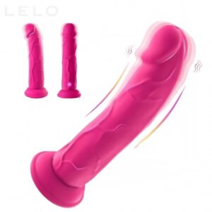 Realistic Pink G Spot Clit Vibrator Dildo for Women