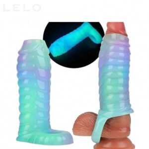 Silicone Penis Sleeve Extender for Men with Cock Ring (1)