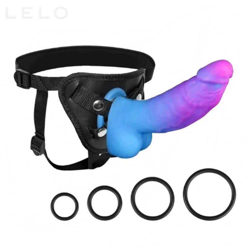 Silicone Strap On Dildo Harness with Suction Cup (1)