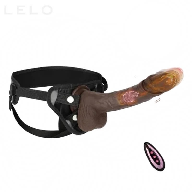 Strap On Vibrator Dildo with Adjustable Harness (1)