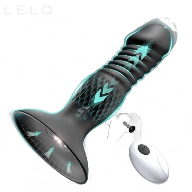 Thrusting Anal Butt Plug with Remote Control (1)