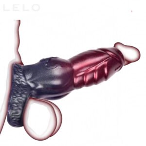 Ultra Soft Silicone Penis Sleeve with Cock Ring (1)
