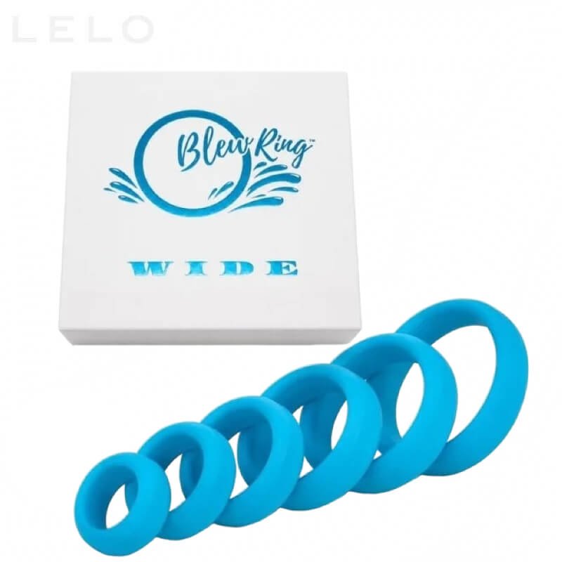 Wide 6 Size Firm Silicone Cock Ring Set for Men (1)